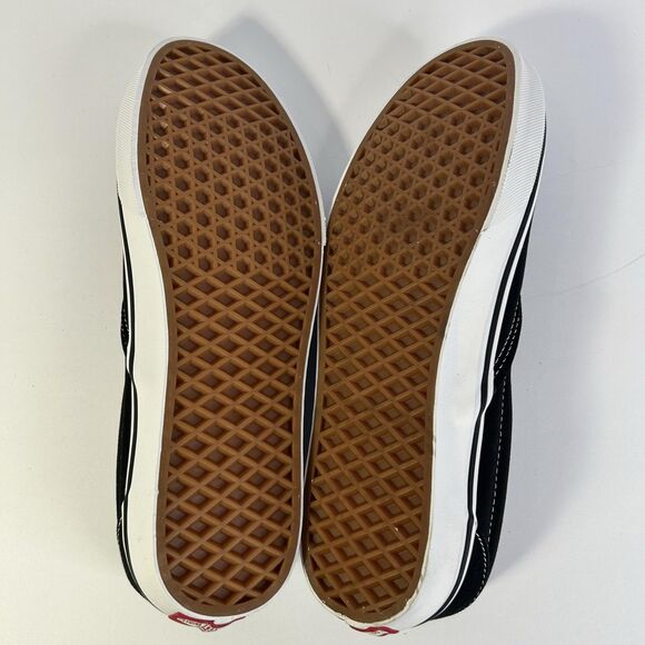 Vans Shoes Mens 9 Black Canvas Classic Slip On Casual Sneakers Comfort main image 2